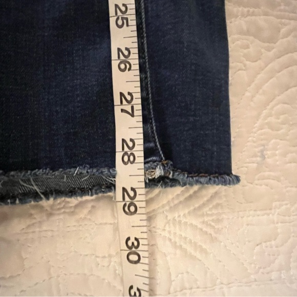 J Jill Denim Wide Leg Crop Jean, raw hem, size 4 - Picture 6 of 6